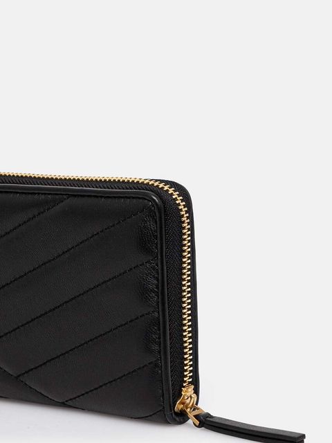 Tory Burch portfel Kira Chevron damski kolor czarny 90348