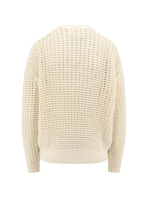 Givenchy open-knit 4g motif sweater - White - zdjęcie produktu nr 2