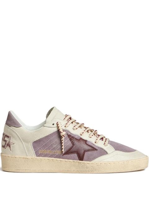 Golden Goose leather-star sneakers - Purple - zdjęcie produktu nr 1