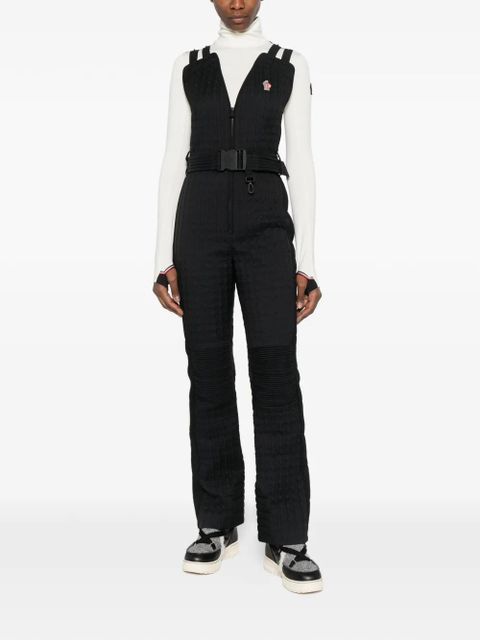 Moncler Grenoble quilted belted jumpsuit - Black - zdjęcie produktu nr 2