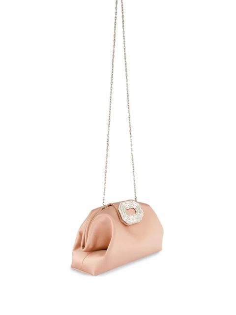 Amina Muaddi Camelia chain-strap clutch - Pink - zdjęcie produktu nr 2
