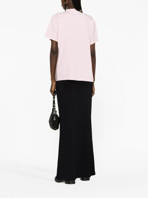 Balenciaga logo-print cotton T-shirt - Pink