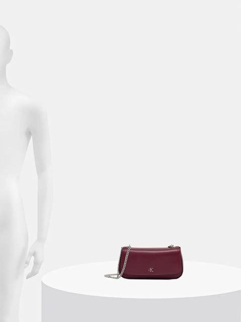 Calvin Klein torebka kolor bordowy LV04F3172G