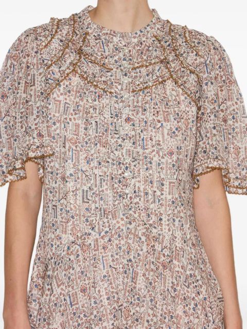 MARANT ÉTOILE Celyana mini dress - Neutrals