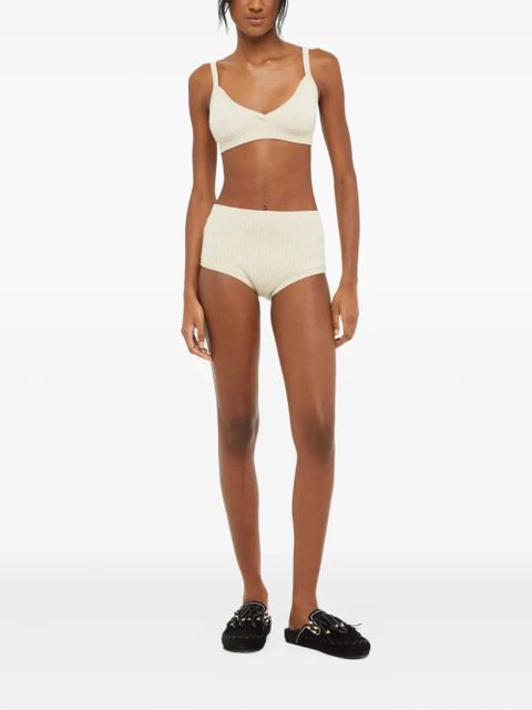 Alanui ribbed finest bra - Neutrals - zdjęcie produktu nr 2