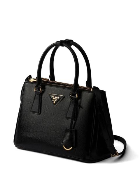 Prada small Galleria leather tote bag - Black