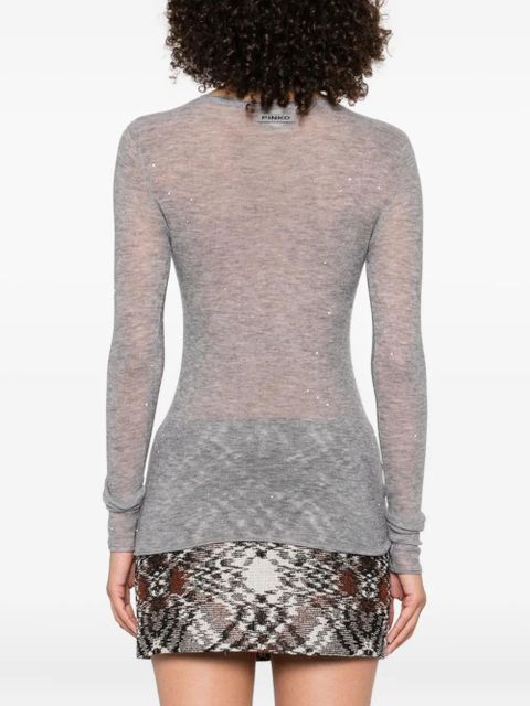 PINKO long-sleeve T-shirt - Grey
