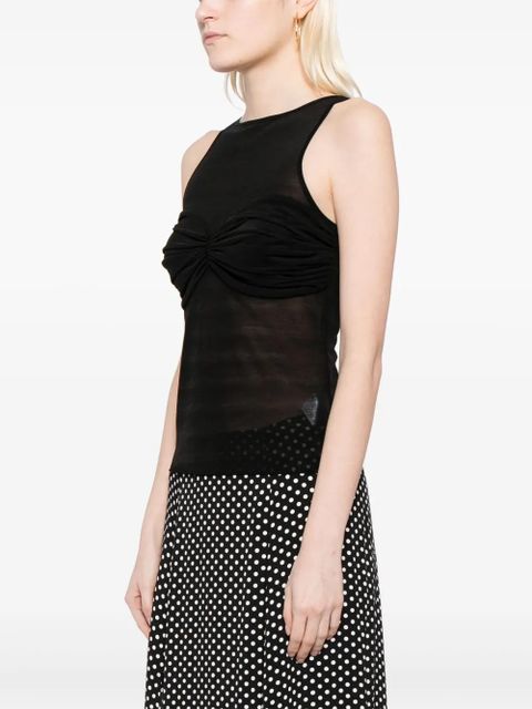 Reformation Rose knit top - Black