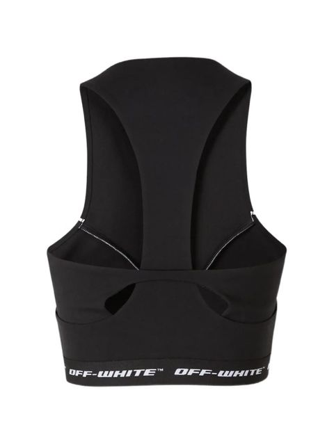 Off-White logo-hem top - Black - zdjęcie produktu nr 2