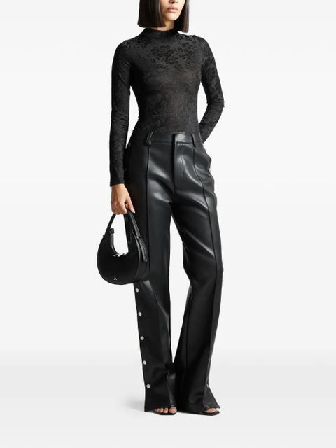 Manière De Voir Toy floral long-sleeve blouse - Black