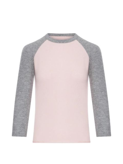 Guest In Residence raglan cashmere T-shirt - Pink - zdjęcie produktu nr 1