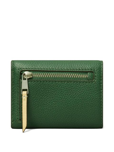 Tory Burch Pebble envelope small wallet - Green