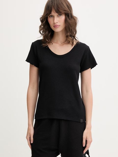 BOSS T-shirt piżamowy damski z modalem Cosy Waffle T-Shirt - zdjęcie produktu nr 1