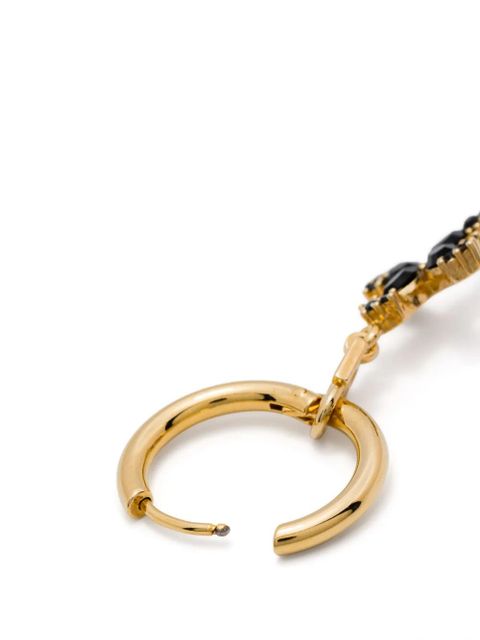 Dolce & Gabbana cross-pendant hoop earrings - Gold - zdjęcie produktu nr 2