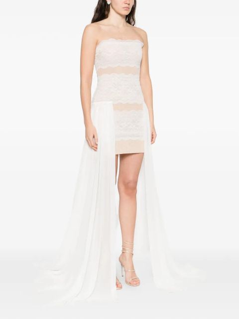 Blumarine strapless mini dress - Pink