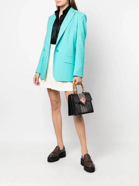 Casablanca Jeanne logo-patch tote bag - Black - zdjęcie produktu nr 2