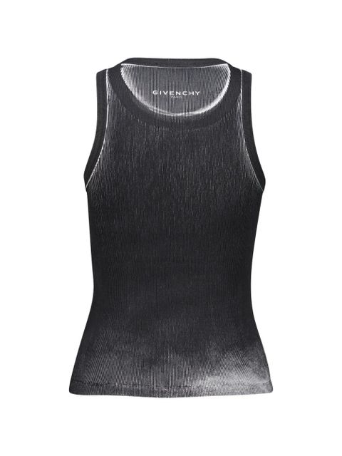 Givenchy artistic-print fitted tank top - Black - zdjęcie produktu nr 2