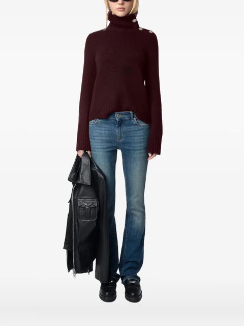 Zadig&Voltaire Nalma high-neck sweater - Brown - zdjęcie produktu nr 2