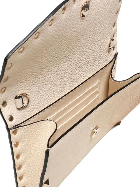 Valentino Garavani studded leather wallet - Neutrals