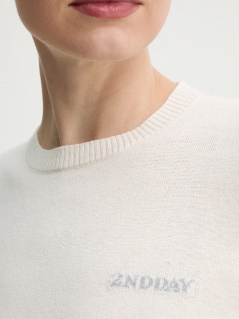 2NDDAY sweter z domieszką wełny Lance