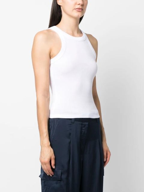 Ba&Sh fine-ribbed cotton tank top - White