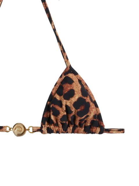 Reina Olga printed bikini top - Brown - zdjęcie produktu nr 2