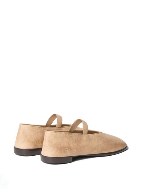 LEMAIRE square-toe ballet flats - Neutrals