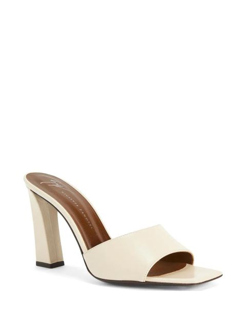 Giuseppe Zanotti 90mm Talia Mule sandals - Neutrals - zdjęcie produktu nr 2