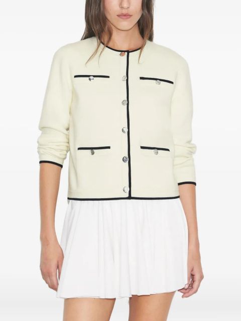 Tory Burch Kendra buttoned detailed cardigan - Neutrals