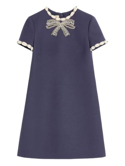 Valentino Garavani Crepe Couture mini dress - Blue - zdjęcie produktu nr 1