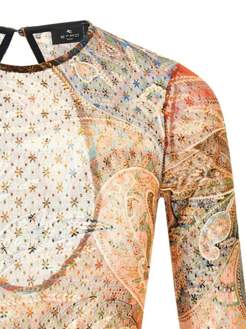 ETRO paisley-print bodysuit - Neutrals