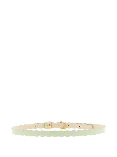 FENDI FF Diamonds reversible leather belt - Green - zdjęcie produktu nr 2