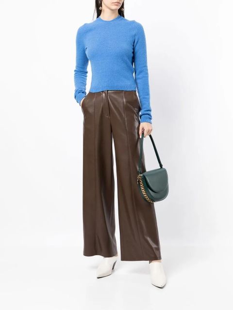 Nanushka round-neck knit jumper - Blue - zdjęcie produktu nr 2