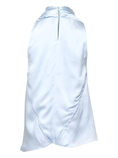 Altuzarra Sleary floral cowl-neck blouse - Blue - zdjęcie produktu nr 2