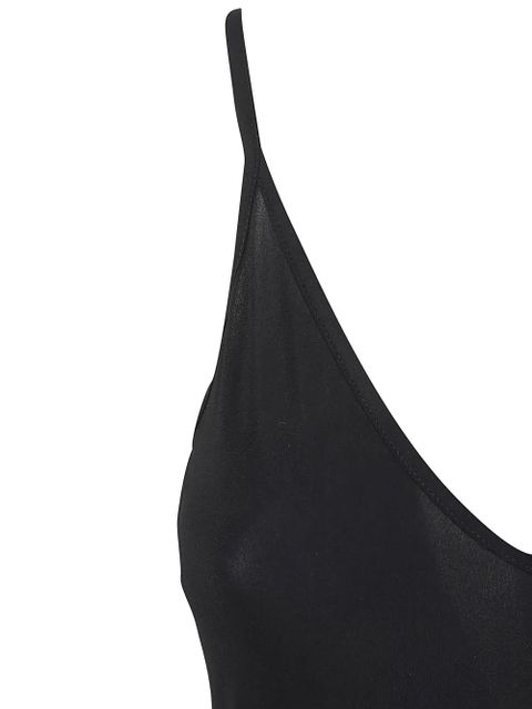 Jil Sander straight-hem sleeveless mini dress - Black