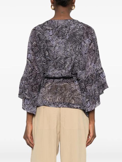 ISABEL MARANT Tekia blouse - Black