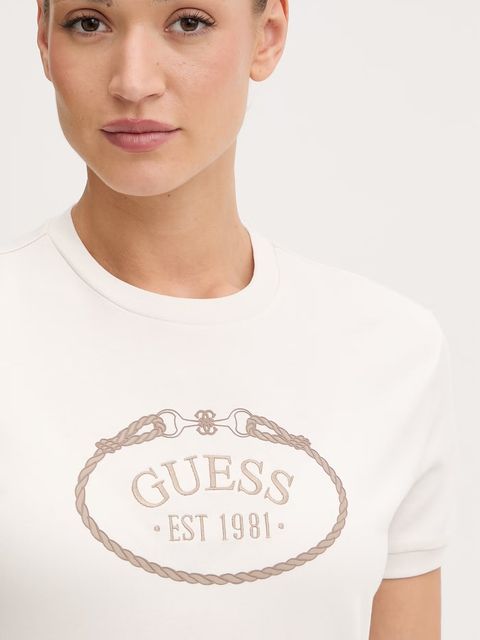 Guess t-shirt bawełniany ROSALBA