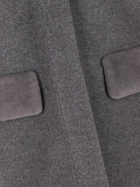 FENDI hooded flap-pocket coat - Grey - zdjęcie produktu nr 2