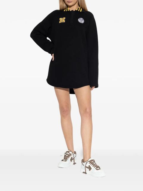 Off-White appliquéd collared dress - Black - zdjęcie produktu nr 2