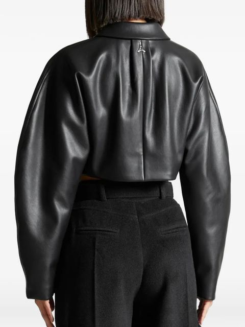 Manière De Voir balloon sleeve plaque jacket - Black