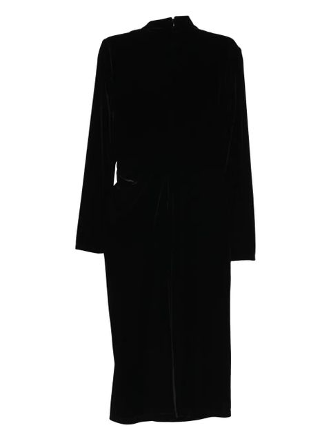 Lauren Ralph Lauren Ruched long-sleeve dress - Black