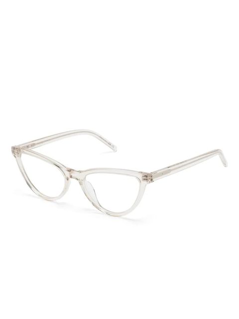 Saint Laurent Eyewear cat-eye glasses - White - zdjęcie produktu nr 2