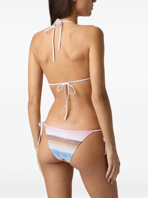 Missoni chevron-patterned bikini - White