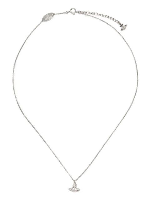 Vivienne Westwood Orb-pendant sterling necklace - Silver