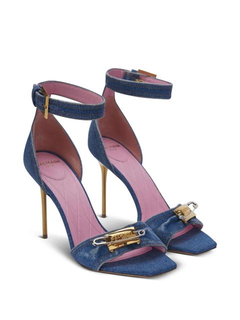 Balmain Safety Pin sandals - Blue - zdjęcie produktu nr 2