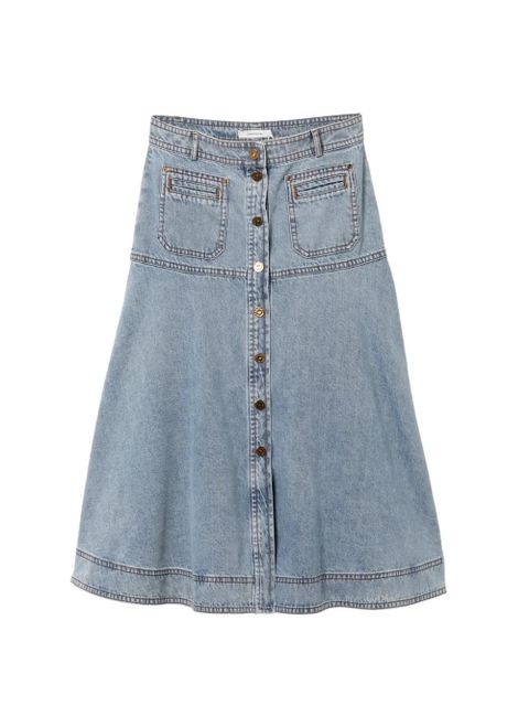 ZIMMERMANN buttoned skirt - Blue - zdjęcie produktu nr 1