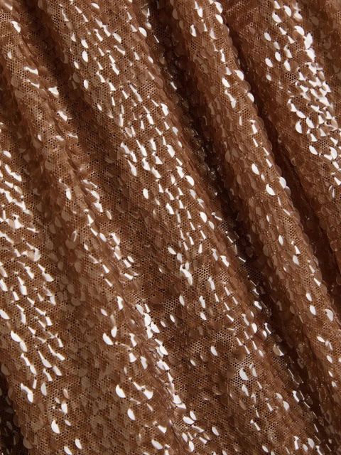 STAUD Bree sequin maxi dress - Brown - zdjęcie produktu nr 2