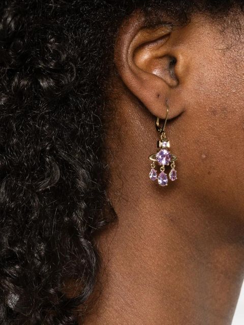 Vivienne Westwood Orb-motif drop earrings - Gold - zdjęcie produktu nr 2