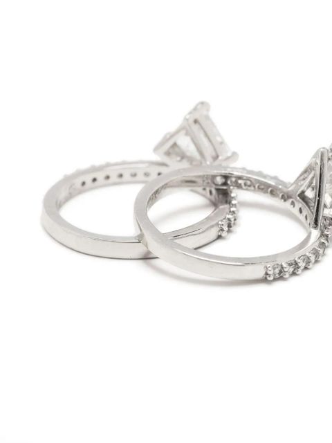 Swarovski Ortyx crystal ring - Silver