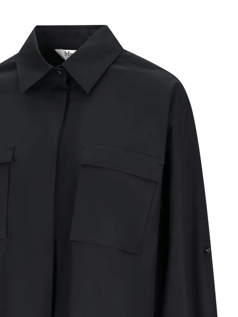 Max Mara flap-pocket shirt - Black